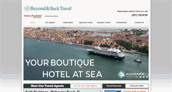 Desktop Screenshot of beyondandback.com